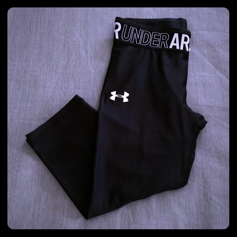 NWT UNDER ARMOUR Girl’s (Size YXL) Capri Leggings